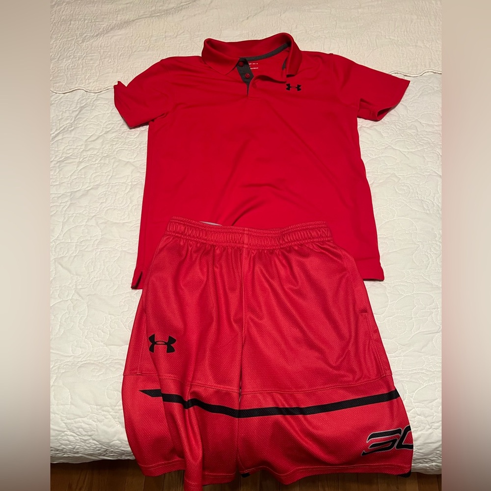 Under Armour Polo & Shorts